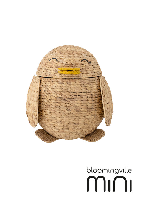 Bloomingville MINI Pingo Korb mit Deckel | Natur Wasserhyazinthe 82059708
