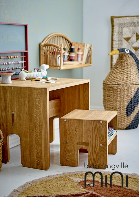 Bloomingville MINI Bas Tisch | Braun Eiche 82059341