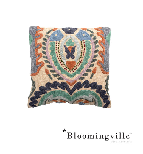 Bloomingville Chieti Kissen | Blue Baumwolle 82066343
