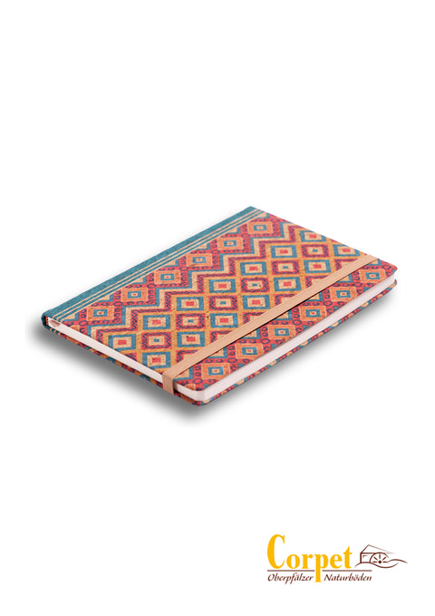 Corpet Cork Notizblock Meran - A5 Format 900080 | Inca Blue