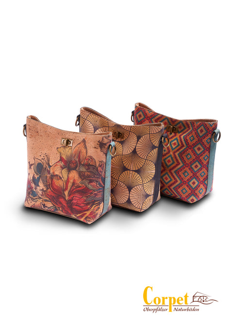 Corpet Cork Umhängetasche Roma 718080 | Inca Blue