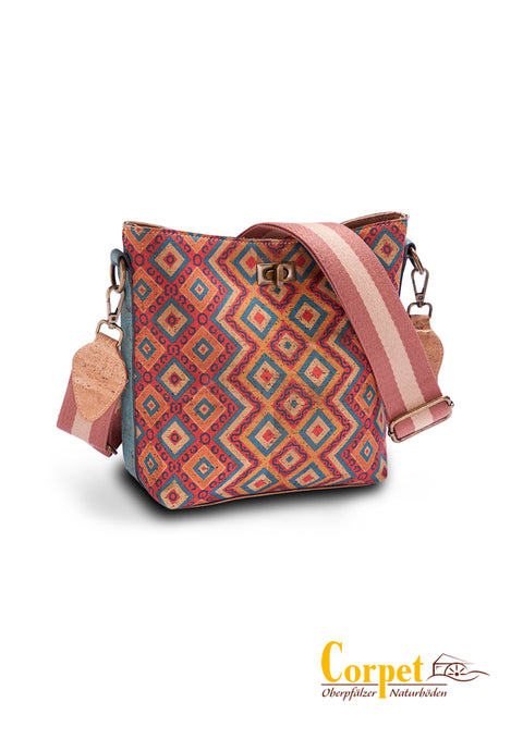 Corpet Cork Umhängetasche Roma 718080 | Inca Blue