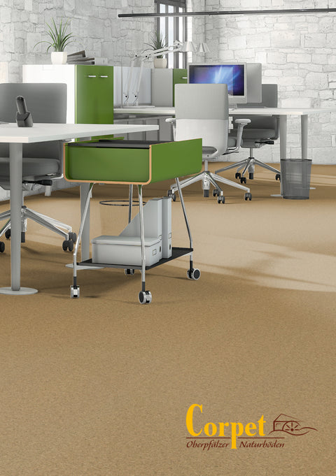 Korkbodenbelag, Designkork, Bio Boden, Klicksystem, Corpet Cork