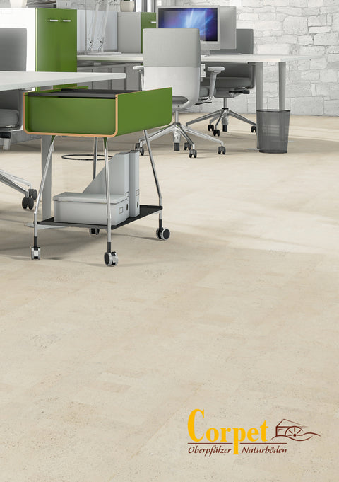 Korkbodenbelag, Designkork, Bio Boden, Klicksystem, Corpet Cork, Wohnbereich, privat