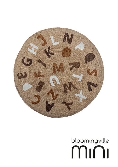 Bloomingville MINI Dinne Teppich | Braun Jute 82059614