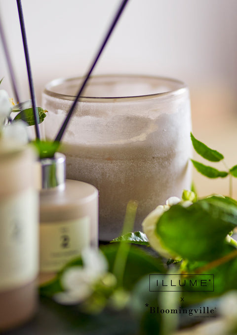 Illume X Bloomingville NO. 2 - Green Gardenia Duftkerze, Rose, Natürliches Wachs | 82052402