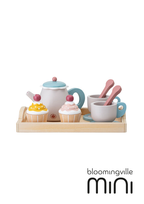 Bloomingville MINI Gentrim Spielset Lebensmittel Grau | FSC®100% Sperrholz 82045197