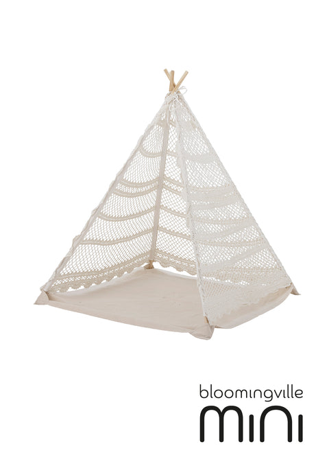 Bloomingville MINI Herle Kinder-Tipi | Natur Baumwolle 82066340