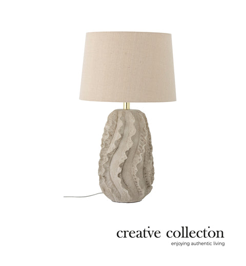 Creative Collection Natika Tischlampe | Natur Steingut 82068056
