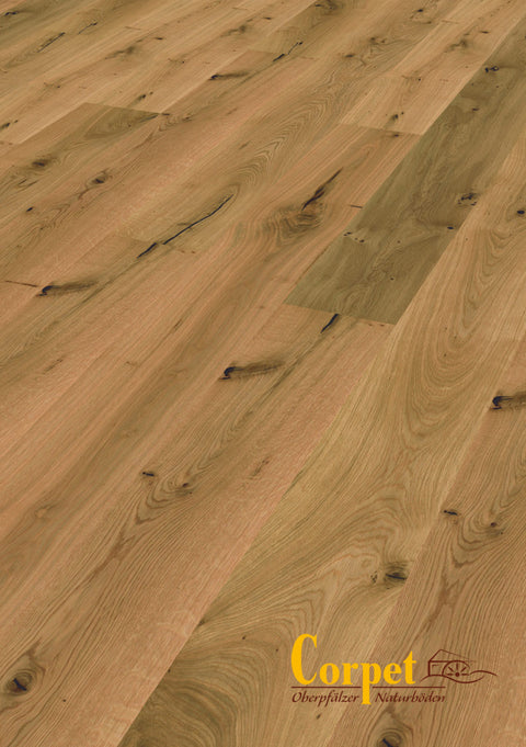Corpet Oberpfälzer Parkett Castellan rustic Klickvariante | PA551 Taragona gebürstet naturgeölt