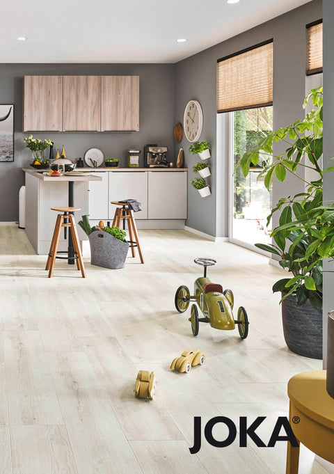 JOKA Deluxe XPLORA NEXT Klick 833 WIDE TIMELESS Naturdesignboden | 8833 Oak cottage white V4