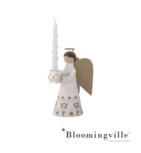 Bloomingville Abba Kerzenhalter | Weiá, Polyresin 82054045