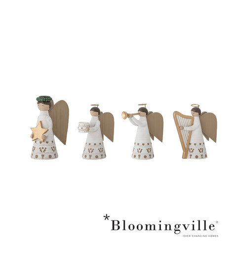 Bloomingville Abba Kerzenhalter | Weiá, Polyresin 82054045