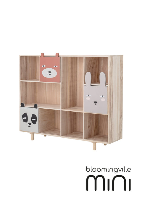 Bloomingville MINI Calle Bücherregal mit Schubladen | Natur Paulownia 82046524