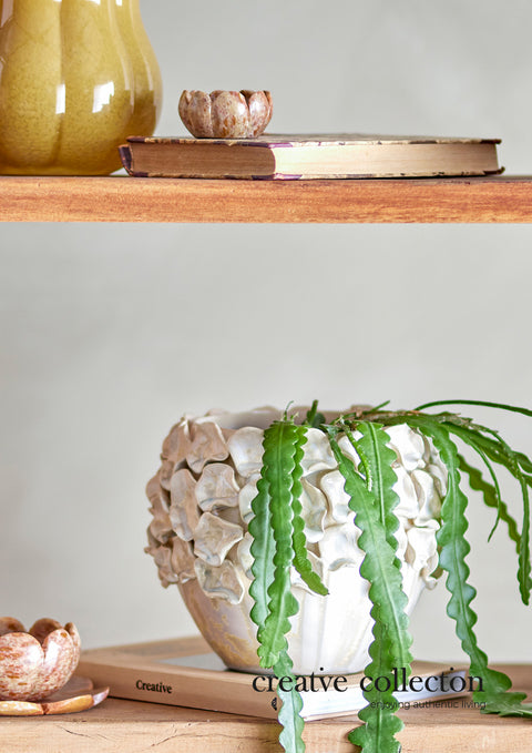 Creative Collection Coral Blumentopf | Natur Steingut 82060815