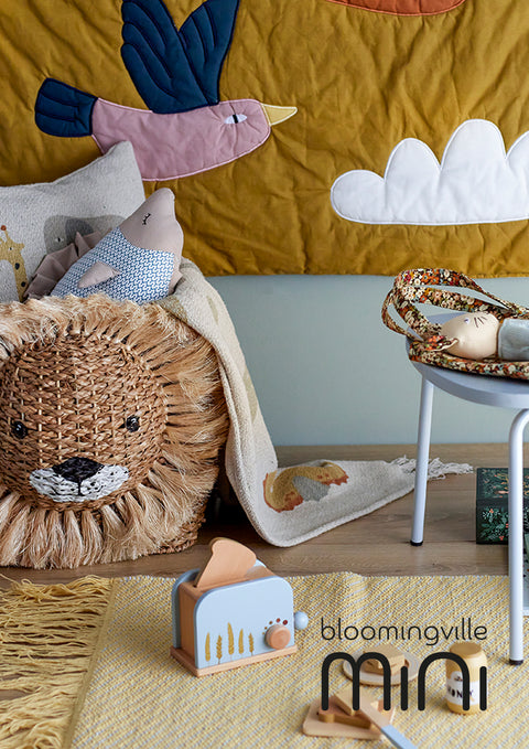 Bloomingville MINI Harrison Korb | Natur Bankuan-Gras 82050601
