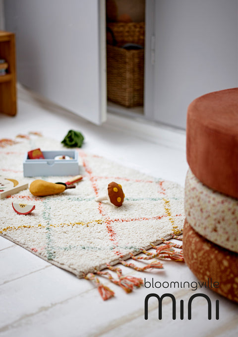 Bloomingville MINI Jo Puf | Brun Bomuld 82059703