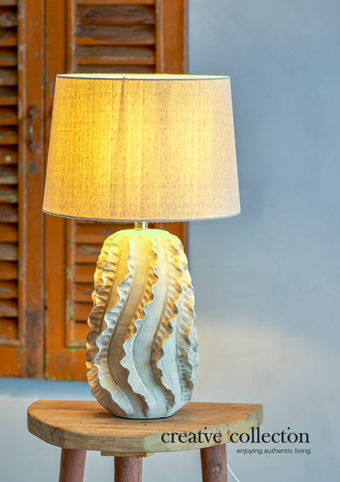 Creative Collection Natika Tischlampe | Natur Steingut 82068056